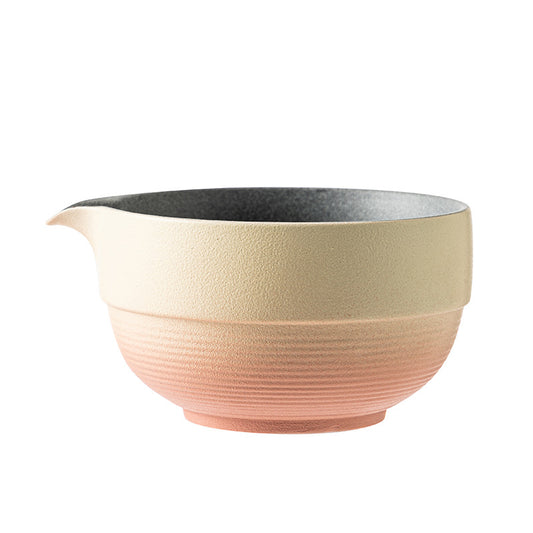 Neon rainbow matcha  bowl set